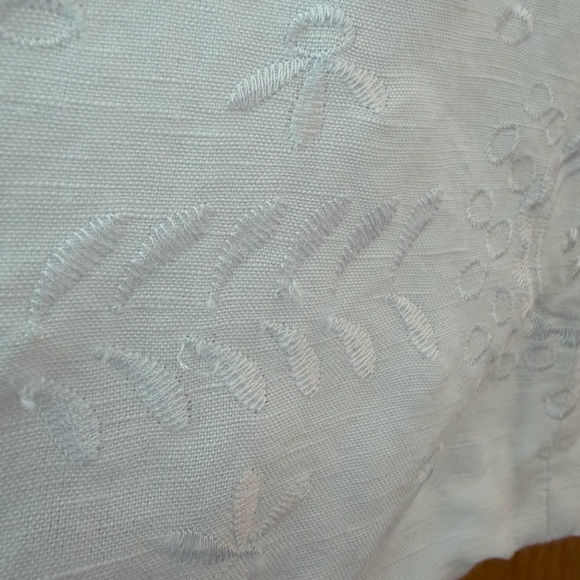 Gorgeous Embroidery Covington Cream A-Line Skirt. Size 8 - Picture 2 of 14
